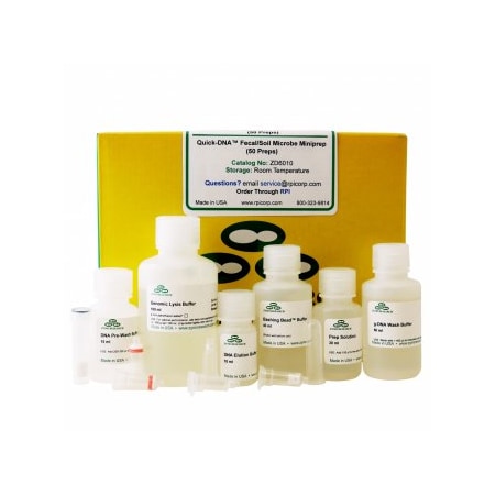 Zymo Research Quick-DNA Fecal/Soil Microbe Miniprep Kit, 50 Preps ZD6010